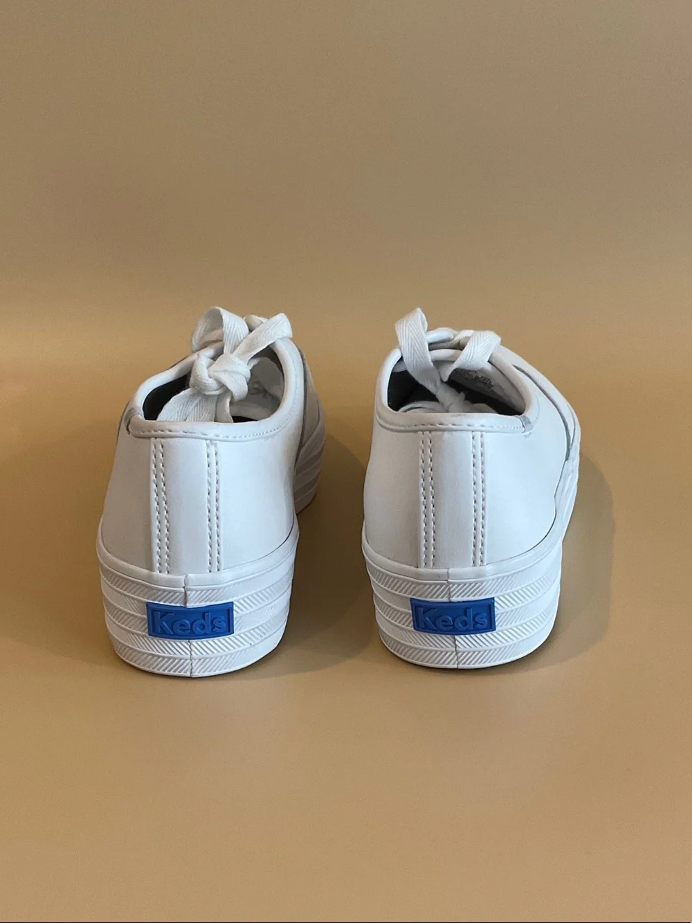 Keds White Platform Canvas Sneaker